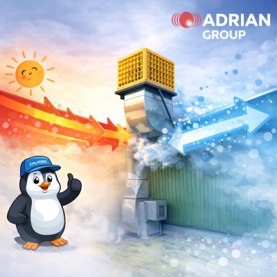 Adiabatické chladenie – praktické využitie fyziky rovnovážnych stavov vzduchu v priemysle